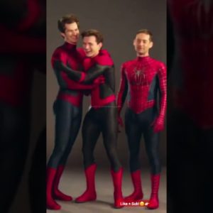 O Melhor trio de super heróis! #shorts #spidermannowayhome #tomholland #andrewgarfield #tobeymaguire