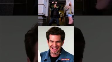 Andrew e Tobey em seu melhor momento! #sorts #spiderman #andrewgarfield #tobeymaguire #tobeysdance