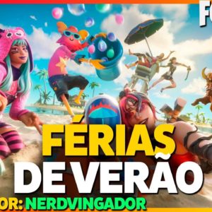 🔴FORTNITE AO VIVO | FÉRIAS DE VERÃO! 😉 | !pix | COD CRIADOR 'NERDVINGADOR' #ad