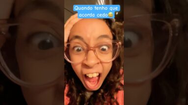 Quando tenho que acorda cedo😂😂❤️👧🏻😴😴