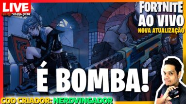 🔴FORTNITE AO VIVO | REVELEI UM SEGREDO | CREATOR CODE 'NERDVINGADOR' #ad