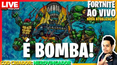 🔴FORTNITE AO VIVO | REVELEI UM SEGREDO | CREATOR CODE 'NERDVINGADOR' #ad