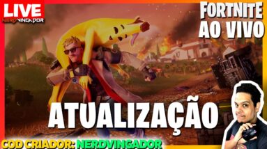 🔴FORTNITE AO VIVO | REVELEI UM SEGREDO | CREATOR CODE 'NERDVINGADOR' #ad