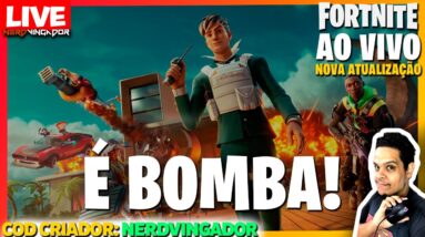 🔴FORTNITE AO VIVO | REVELEI UM SEGREDO | CREATOR CODE 'NERDVINGADOR' #ad