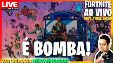 🔴FORTNITE AO VIVO | REVELEI UM SEGREDO | CREATOR CODE 'NERDVINGADOR' #ad