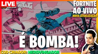 🔴FORTNITE AO VIVO | REVELEI UM SEGREDO | CREATOR CODE 'NERDVINGADOR' #ad