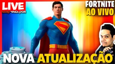 🔴FORTNITE AO VIVO | SUPER NOVA ATUALIZAÇÃO | COD 'NERDVINGADOR' #ad VT
