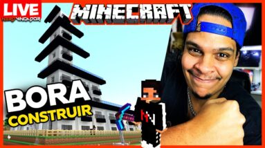🔴MINECRAFT AO VIVO | BORA CONSTRUIR | ‹ Nerd Vingador ›